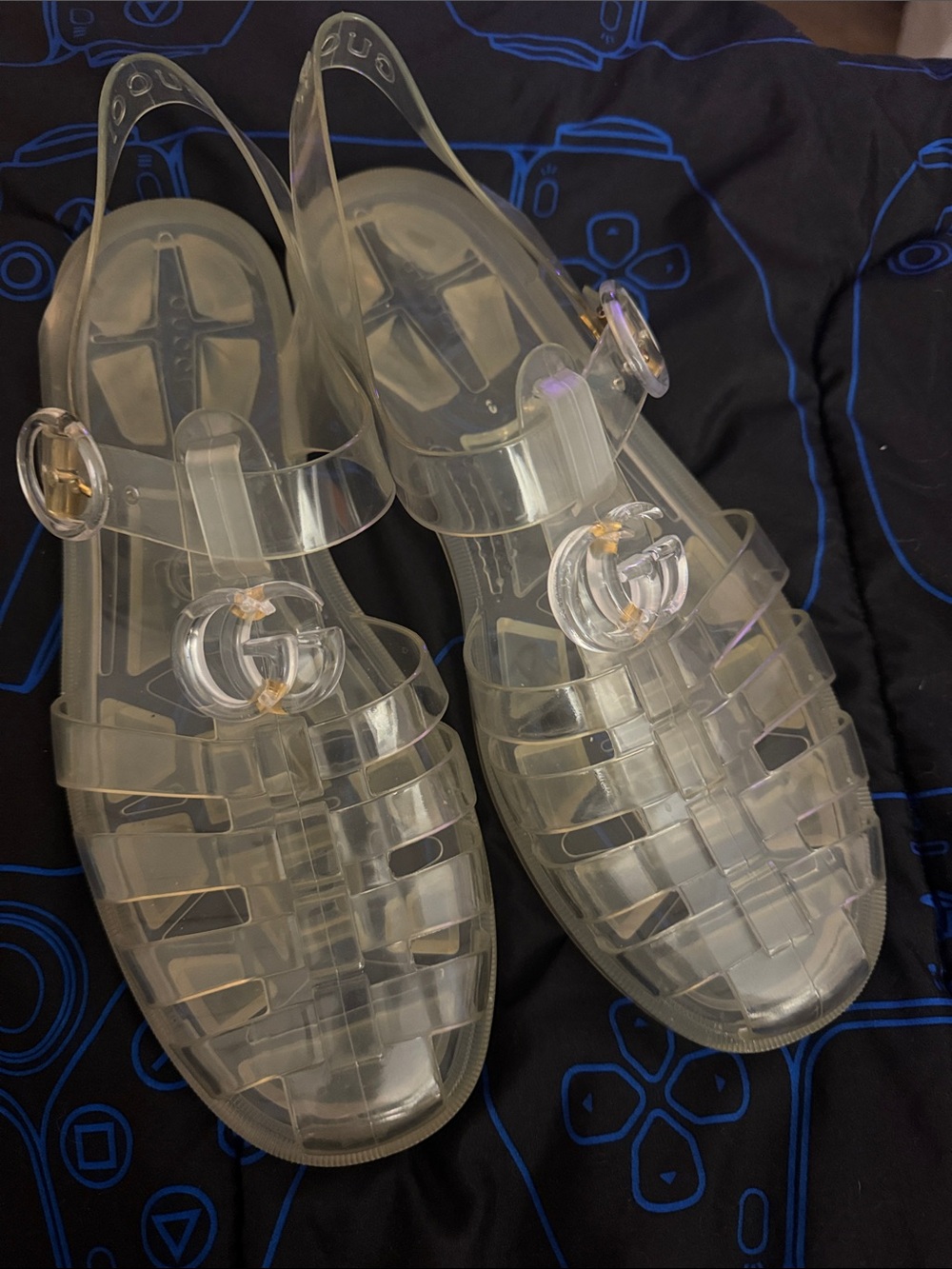 Gucci Clear Transparent Jelly Sandals
